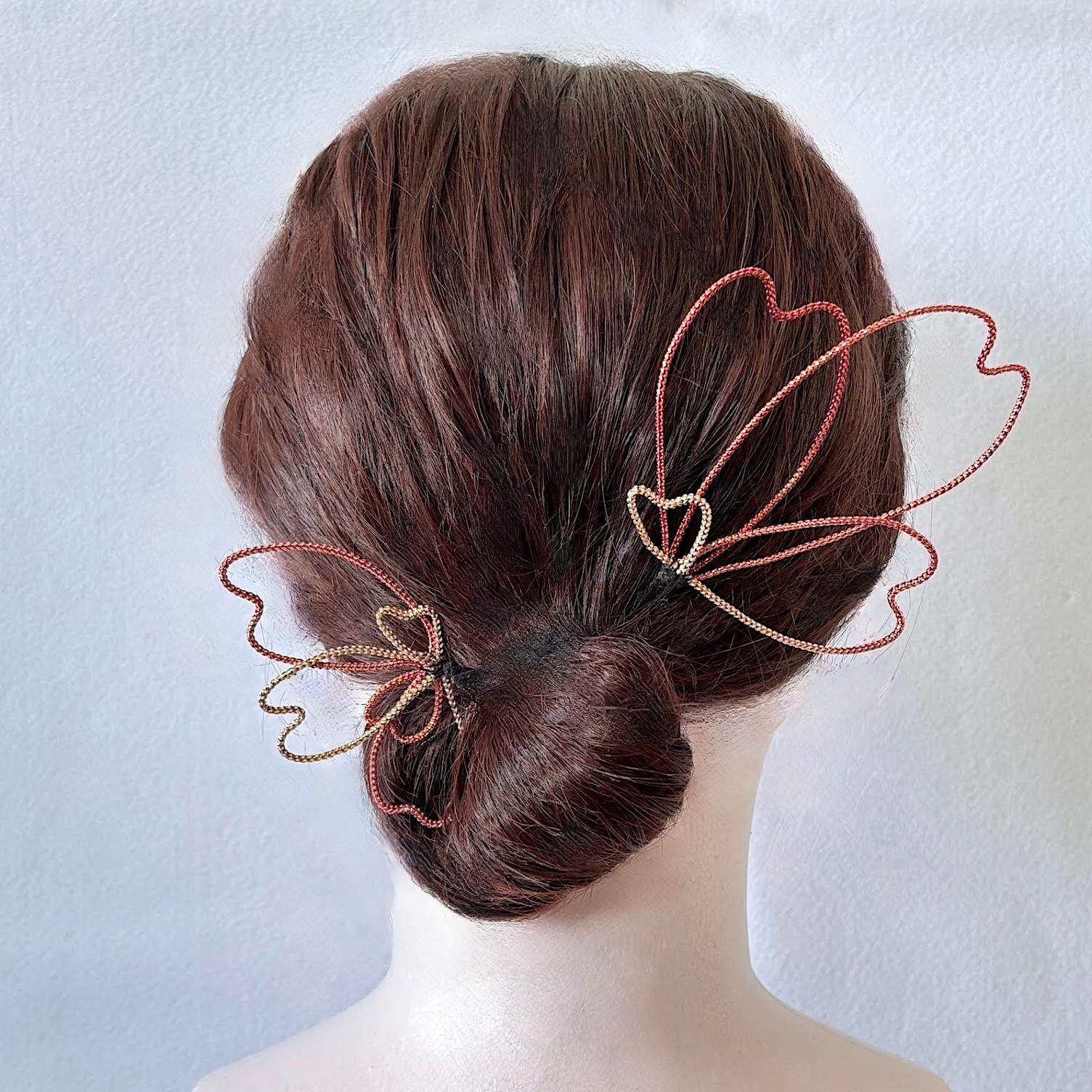 （１点限り）ワイヤー桜Uピン２本セット