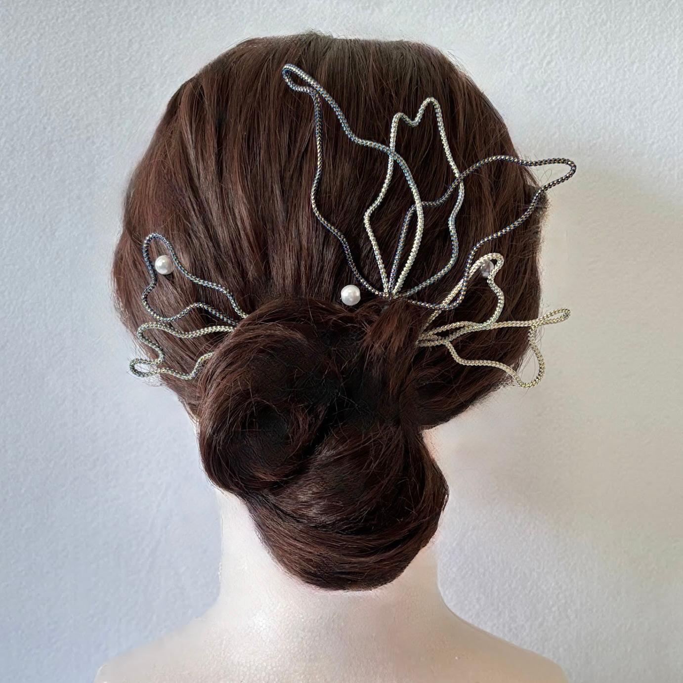 （１点限り）うみの煌めきワイヤーUピン６本セット